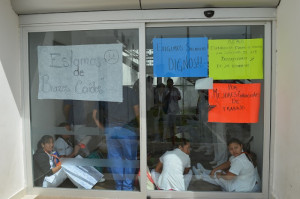 protesta hospital general playa del carmen